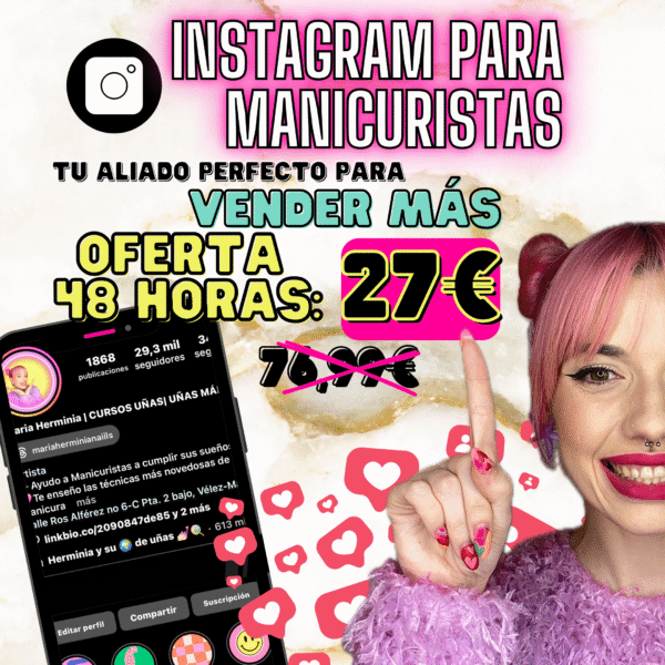 Instagram para Manicuristas + 3 BONUS